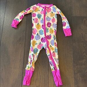 Little Sleepies Floral Apple Zippy